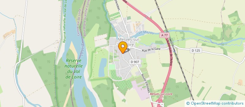 localisation de l'entreprise MADAME NELLY ADAM à MESVES-SUR-LOIRE