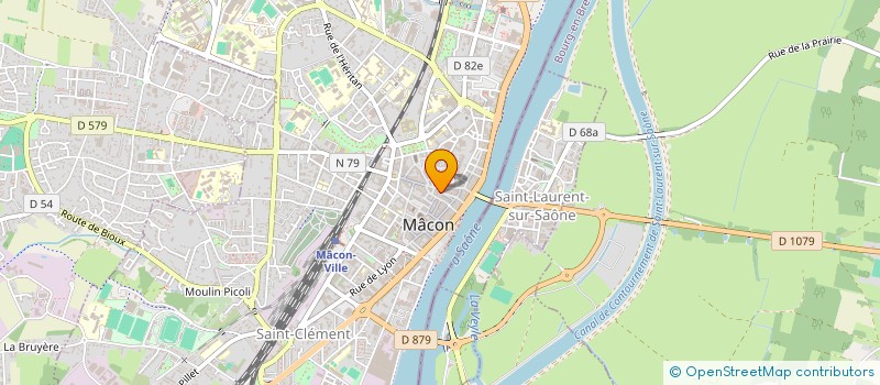 localisation de l'entreprise MADAME NELLY-ADEVA-JASMINE SILINGHIA  MACON