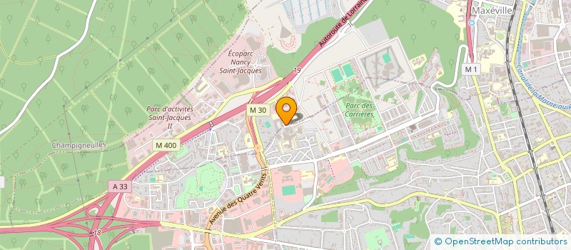 localisation de l'entreprise MADAME NELLY AMET  MAXEVILLE