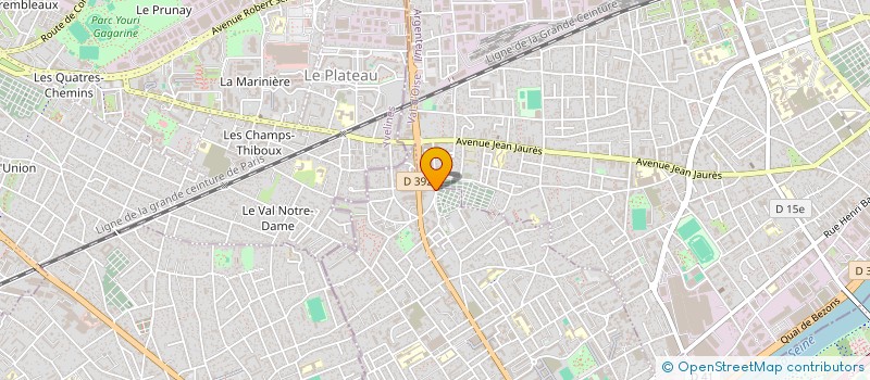 localisation de l'entreprise MADAME NELLY ANGER  BEZONS