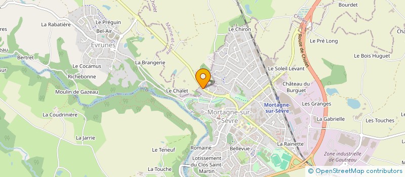 localisation de l'entreprise MADAME NELLY AUDUREAU à MORTAGNE-SUR-SEVRE