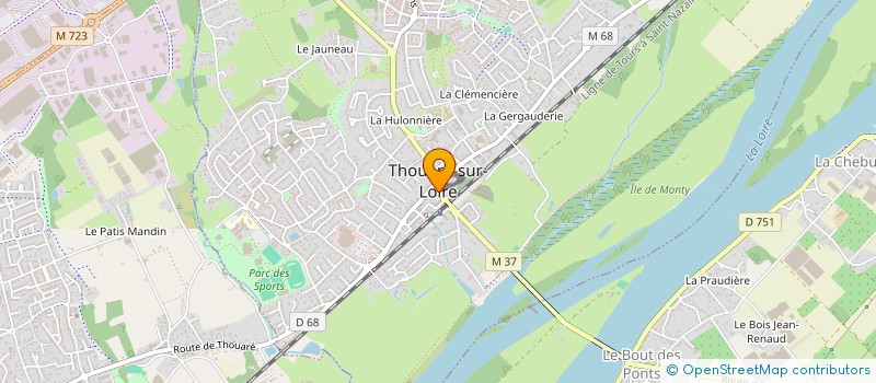 localisation de l'entreprise MADAME NELLY AUVRAY à THOUARE-SUR-LOIRE