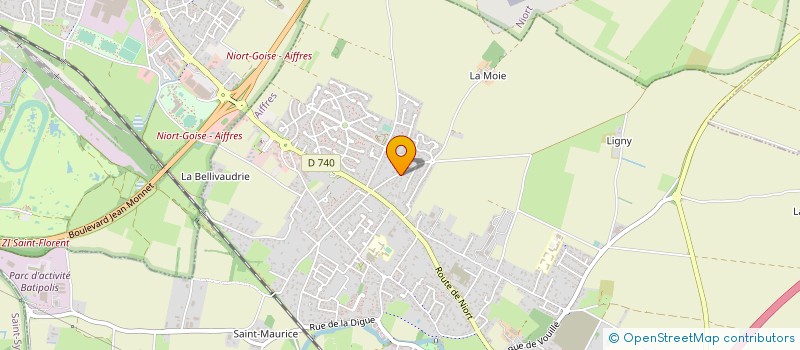 localisation de l'entreprise MADAME NELLY AYRAULT  PRAHECQ