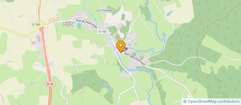 localisation de l'entreprise MADAME NELLY BAHIER  CHAILLAND