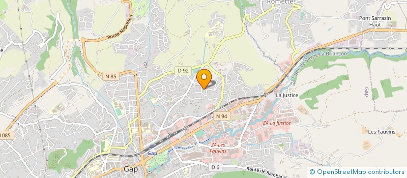 localisation de l'entreprise MADAME NELLY BAL  GAP