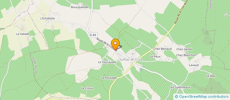 localisation de l'entreprise MADAME NELLY BARDEAU à JUILLAC-LE-COQ