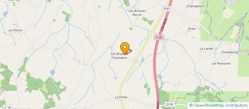 localisation de l'entreprise MADAME NELLY BARRET à ARNAC-LA-POSTE