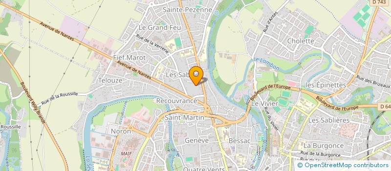 localisation de l'entreprise MADAME NELLY BAUDY à NIORT