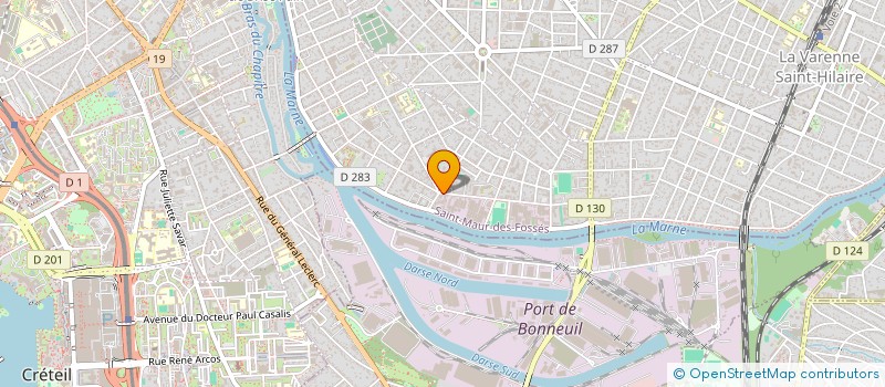 localisation de l'entreprise MADAME NELLY BEEUSAERT à SAINT-MAUR-DES-FOSSES