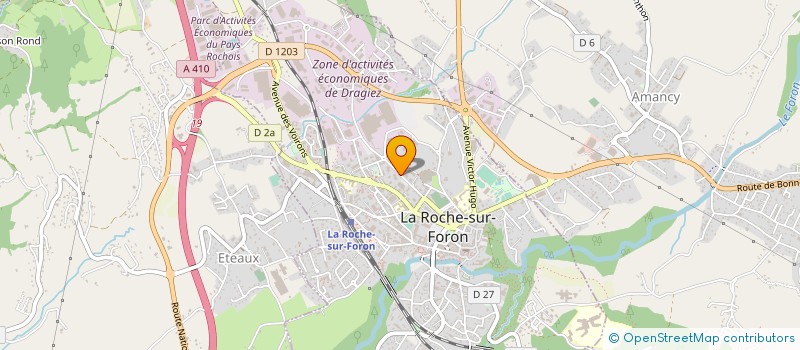localisation de l'entreprise MADAME NELLY BERNARD à LA ROCHE-SUR-FORON