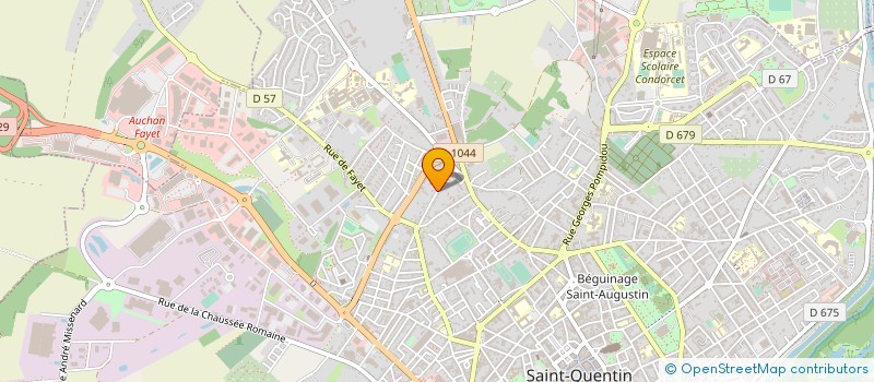 localisation de l'entreprise MADAME NELLY BERTHELOT à SAINT-QUENTIN