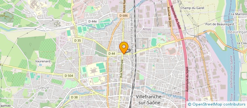 localisation de l'entreprise MADAME NELLY BERTHET  VONNAS