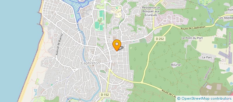 localisation de l'entreprise MADAME NELLY BETAILLE  CAPBRETON