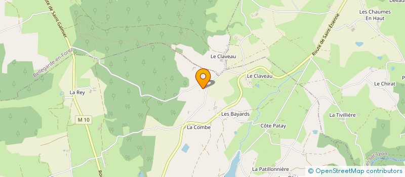 localisation de l'entreprise MADAME NELLY BEUTTER  SAINT-GALMIER