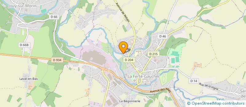 localisation de l'entreprise MADAME NELLY BINARD à FERTE-GAUCHER (LA)