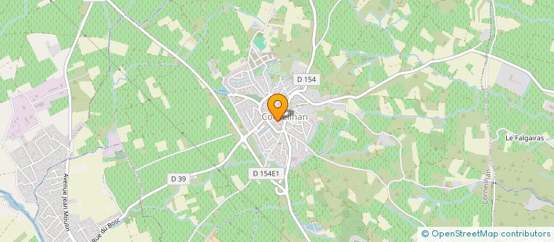 localisation de l'entreprise MADAME NELLY BLANC  LIGNAN-SUR-ORB