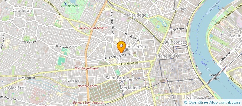 localisation de l'entreprise MADAME NELLY BLANCHOT  BORDEAUX