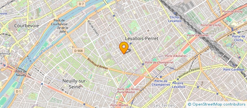 localisation de l'entreprise MADAME NELLY BONNEAU à LEVALLOIS-PERRET