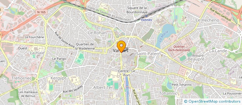localisation de l'entreprise MADAME NELLY BORGAT à VANNES