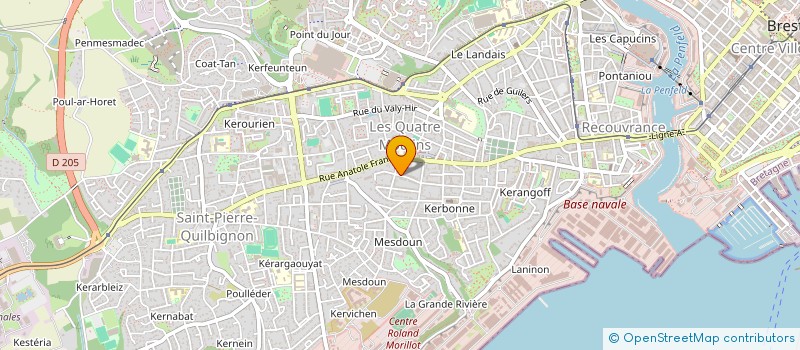 localisation de l'entreprise MADAME NELLY BOUDOUL à BREST