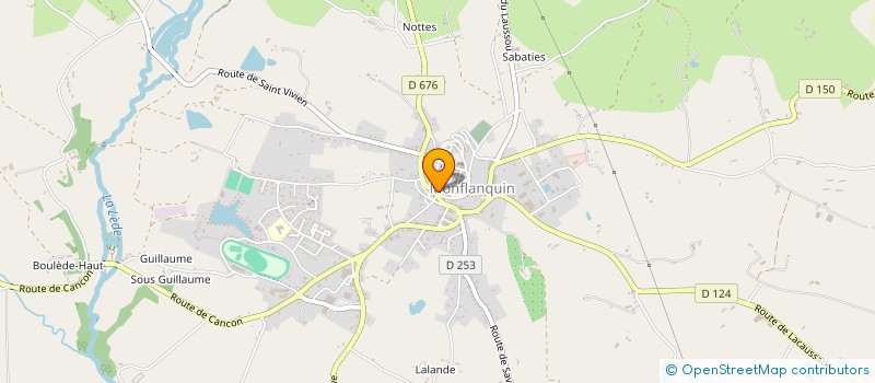 localisation de l'entreprise MADAME NELLY BOUFFERON  MONFLANQUIN