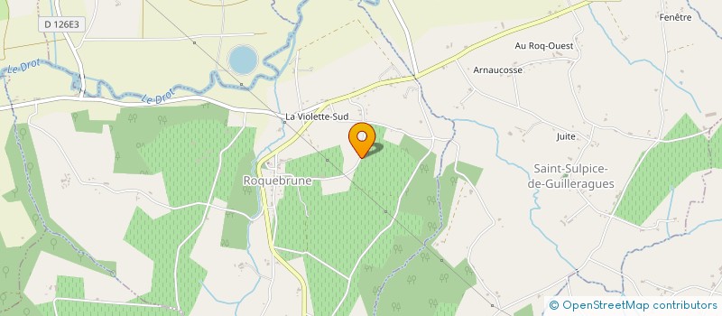 localisation de l'entreprise MADAME NELLY BOULADE  ROQUEBRUNE