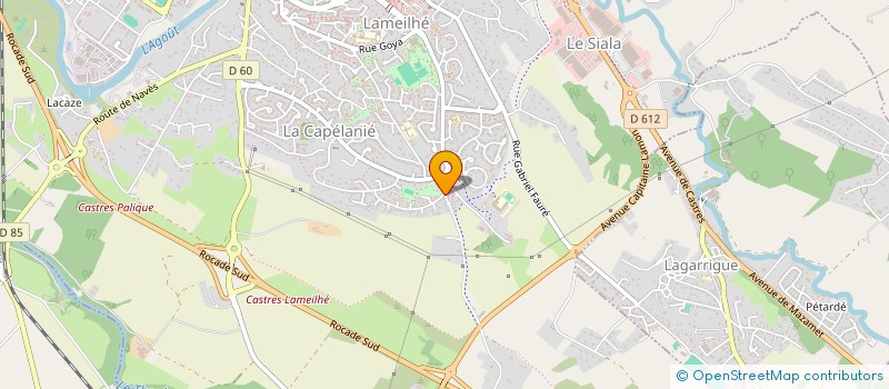 localisation de l'entreprise MADAME NELLY BOULARAN à CASTRES