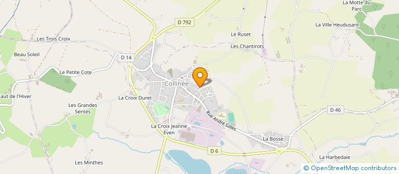 localisation de l'entreprise MADAME NELLY BOURGEOIS à LE MENE