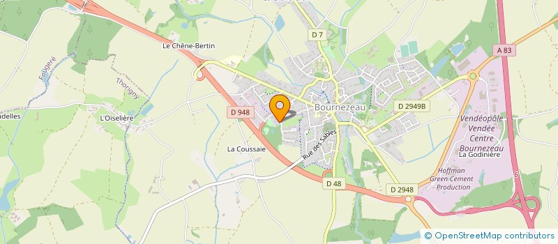 localisation de l'entreprise MADAME NELLY BOURGEOIS  BOURNEZEAU