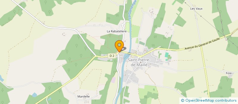 localisation de l'entreprise MADAME NELLY BOURGUIGNON  SAINT-PIERRE-DE-MAILLE