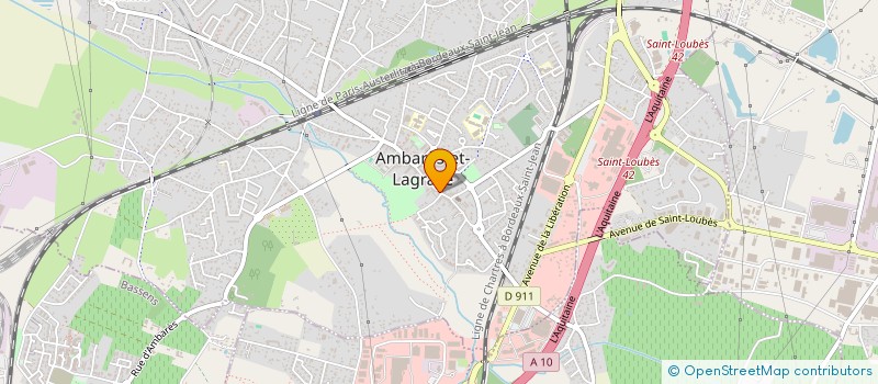 localisation de l'entreprise MADAME NELLY BRUNET  AMBARES-ET-LAGRAVE