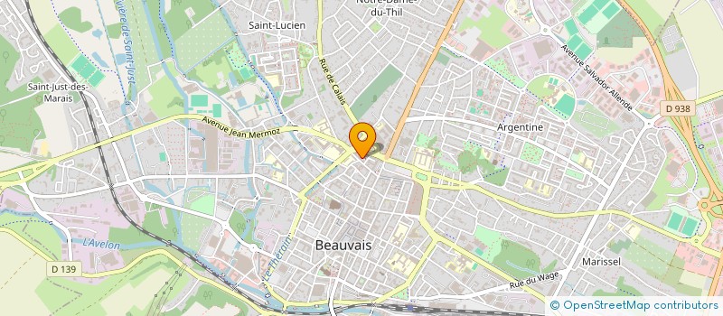 localisation de l'entreprise MADAME NELLY BRUYANT  BEAUVAIS