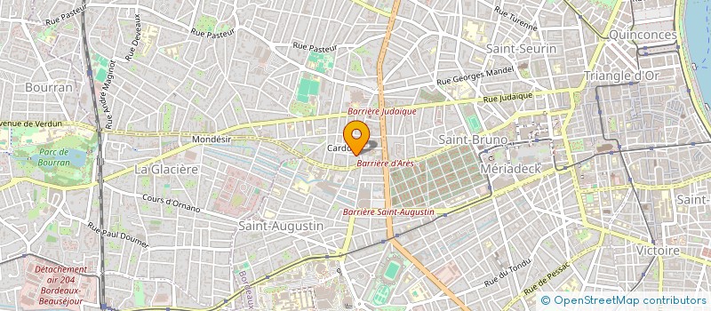 localisation de l'entreprise MADAME NELLY BUQUET  BORDEAUX