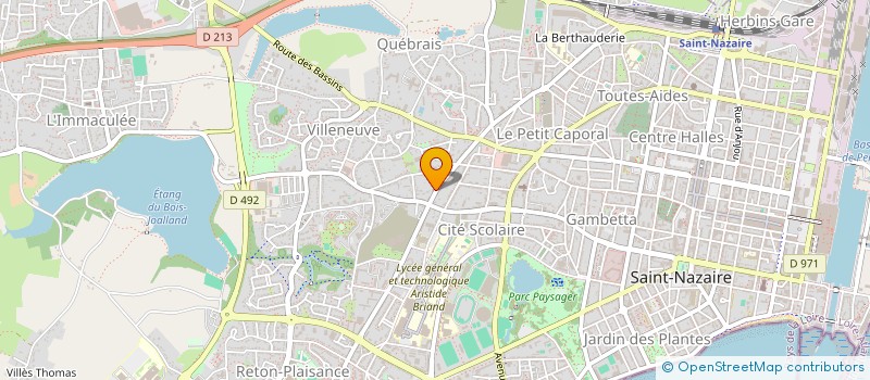 localisation de l'entreprise MADAME NELLY CALVO à SAINT-NAZAIRE