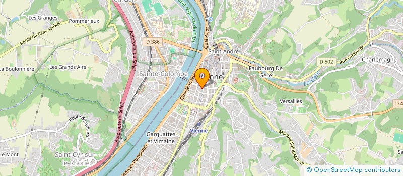 localisation de l'entreprise MADAME NELLY CAMPOLMI  VIENNE