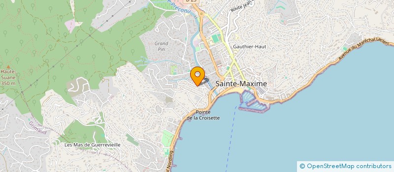 localisation de l'entreprise MADAME NELLY CAPPELLETTI TRICOT à SAINTE-MAXIME