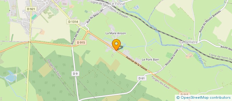 localisation de l'entreprise MADAME NELLY CAQUELARD  FORGES-LES-EAUX