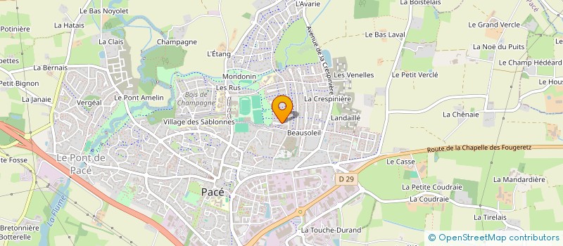 localisation de l'entreprise MADAME NELLY CARRE  PACE