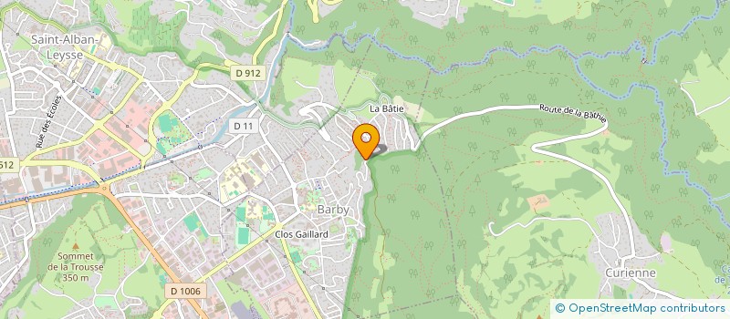 localisation de l'entreprise MADAME NELLY CAYER-BARRIOZ  BARBY