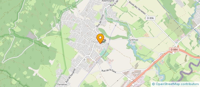 localisation de l'entreprise MADAME NELLY CAZORLA  THOIRY