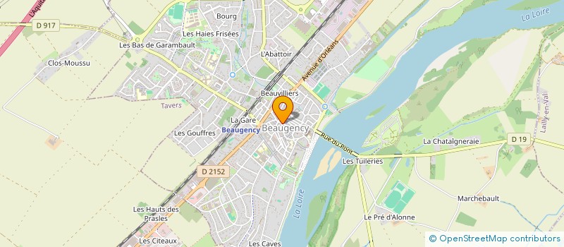 localisation de l'entreprise MADAME NELLY CHARBONNEAUX à BEAUGENCY