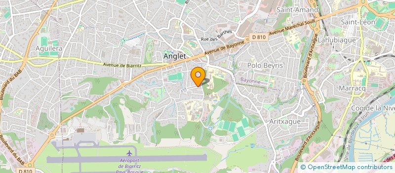 localisation de l'entreprise MADAME NELLY CHATEAUNEUF  ANGLET