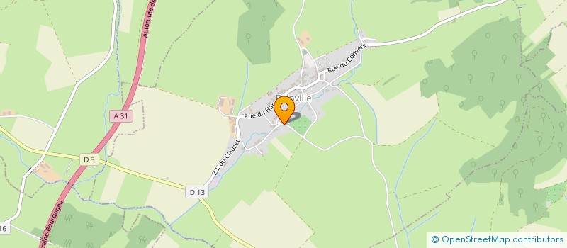 localisation de l'entreprise MADAME NELLY CLAUDE  RAINVILLE