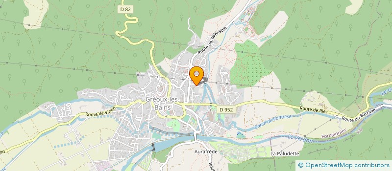 localisation de l'entreprise MADAME NELLY CLEREMBAULT  GREOUX-LES-BAINS