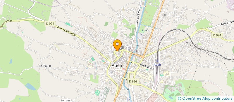 localisation de l'entreprise MADAME NELLY CLEVENOT  AUCH