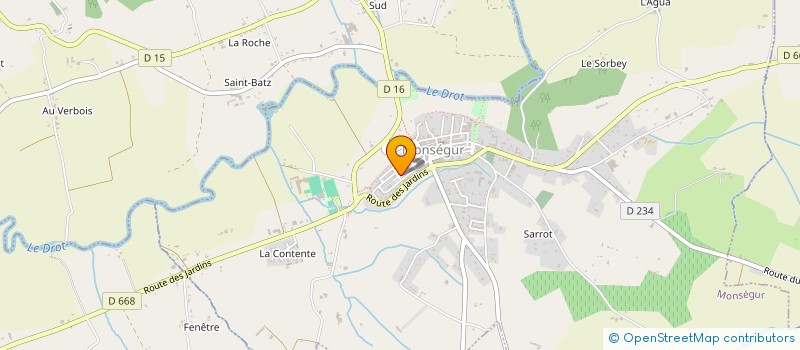 localisation de l'entreprise MADAME NELLY CLINCON à MONSEGUR