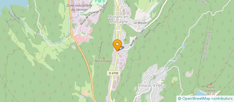 localisation de l'entreprise MADAME NELLY COMBE  MOIRANS-EN-MONTAGNE