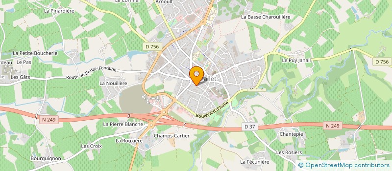 localisation de l'entreprise MADAME NELLY CORBE  VALLET