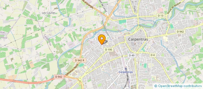 localisation de l'entreprise MADAME NELLY COUDEVILLE  CARPENTRAS