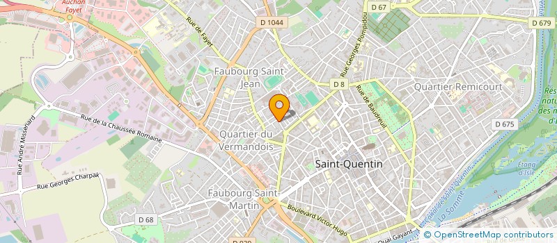 localisation de l'entreprise MADAME NELLY DA COSTA à SAINT-QUENTIN